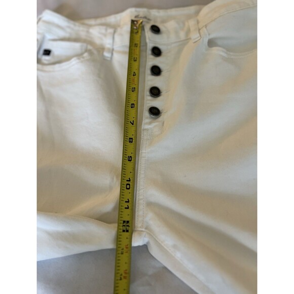 KanCan Jeans Womens 13/30 White Rise Super Skinny Button Fly - Picture 3 of 12
